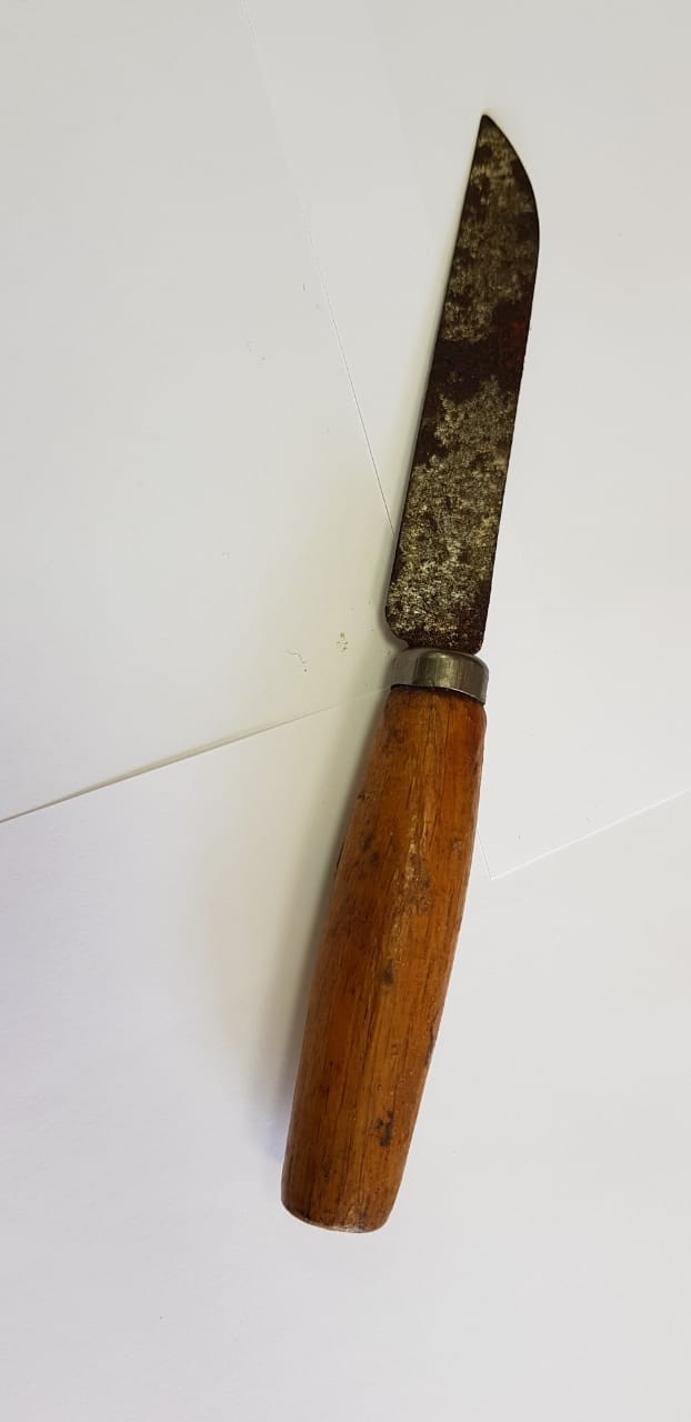 Нож кухонный советский маленький