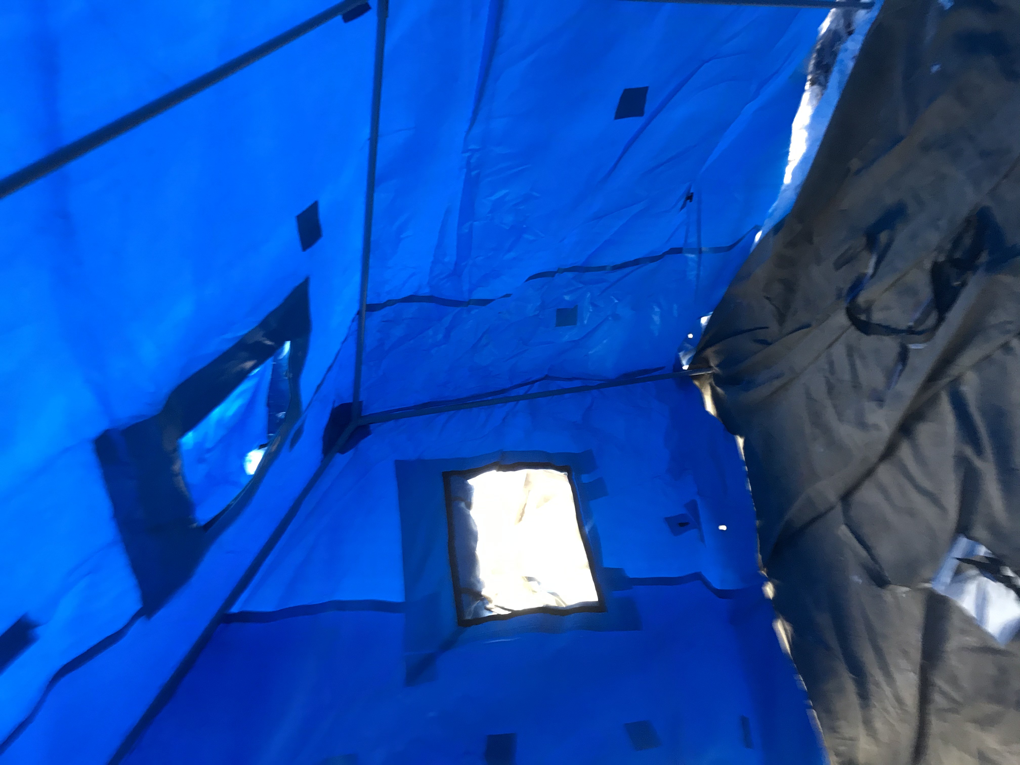 Армейская каркасная палатка М-10