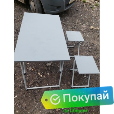 Стол армейский со стульями