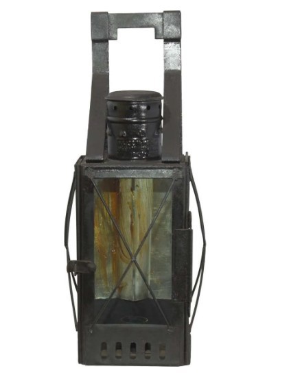 Оригинальный свечной фонарь (СССР), до 1950 года, замок-крючок